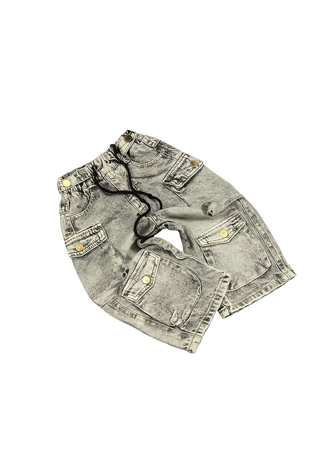 Kids Unisex Casual Denim jean Grey Colour with Pockets